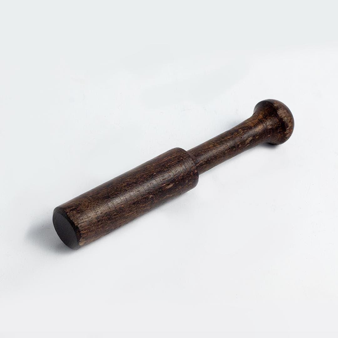 Handcrafted Wooden Leather and Felt Singing Bowl Mallet Striker Replacement from Nepal view 1